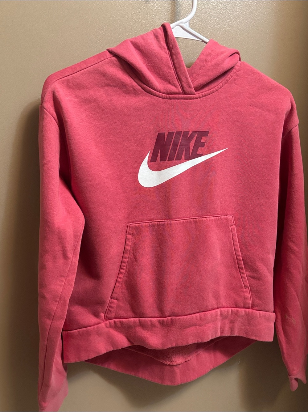 Girls’ Nike Coral Pink Hoodie